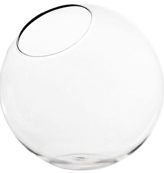 Bubble Terrarium Glass With Slant Opening